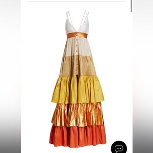 LIKE NEW! Kimberly Goodson Tiered Ombré Maxi Dress